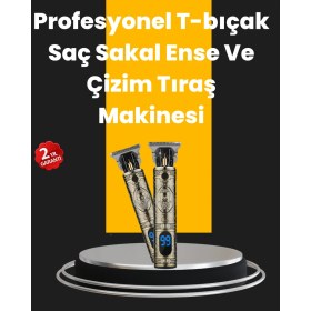 Resim Mestore 0.1 mm Hassas Kesim Tıraş Makinesi Şarjlı Metal Gövde 