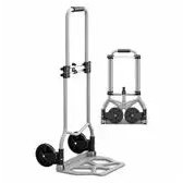 Resim İntertek Katlanabilir Yük Taşıma Arabası 60 kg - Gri -Siyah 