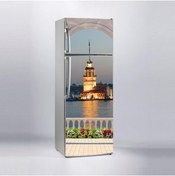 Resim Jasmin2020 Kız Kulesi Desenli Buzdolabı Sticker 