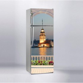 Resim Jasmin2020 Kız Kulesi Desenli Buzdolabı Sticker 