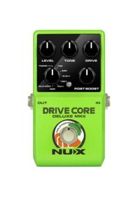 Resim Nux Drıvecdmkıı Drive Core Deluxe Mkıı Profesyonel - Gitar Efekt Pedalı Clean Boost Ve Overdrive Bir Arada, 3-yollu Karışım Blend Switch, Sinyal Netliği Koruma Ölçüler: 121 X 77 X 48 Mm 