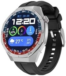 Resim Sunix Amoled Ekran 48mm Metal ve Silikon Kordonlu Akıllı Saat Gri WT6 Pro 