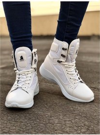 Resim Boa Ba0600 Bağcıklı Beyaz Boksör Unisex Spor Postal Bot 