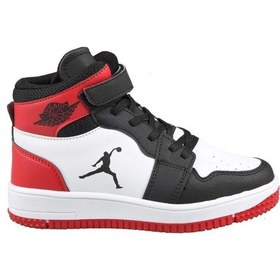 Resim Cool Haykat Boğazlı Siyah-kırmızı Çocuk Sneakers 001 