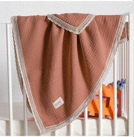 Resim Kanz 4 Kat Kopanaki Müslin Pike Knz-017 Kiremit Kiremit 