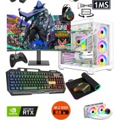 Resim Zeiron Mirage X64 Pro White Ryzen 7 5700X 32GB Ram 1tb M.2 Nvme SSD 8gb RTX4060 Sıvı Soğutmalı 27" 280Hz Premium Masaüstü Oyuncu Bilgisayarı 