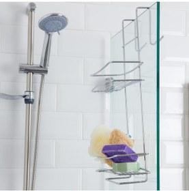Resim SUNTEL BANYO MUTFAK AKSESUARLARI Suntel Duşakabin Şampuanlık - CHROME 