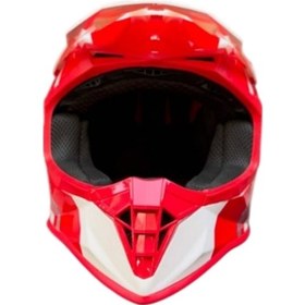 Resim Fr803 Cross Motosiklet Kaskı Enduro Full Face Kask Çok Renkli 