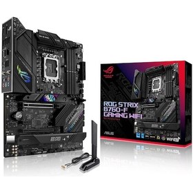 Resim ASUS ROG Strix B760-F Gaming WiFi 7800MHz (OC) DDR5 Soket 1700 M.2 HDMI DP ATX Anakart 