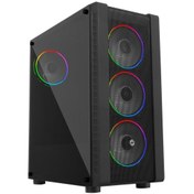 Resim Frisby 4x120mm Rgb Fanlı 600w 80 Plus Usb3.0 Midt Atx Gamıng Kasa 