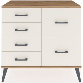 Resim Hyperion Şifonyer 6 Çekmeceli 88x44x80 Çam-çam/aytaşı Çam/aytaşı 