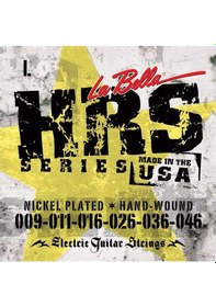 Resim La Bella Lb-hrs-l Elektro Gitar Teli 09-42 Nikel Kaplama Çeli 