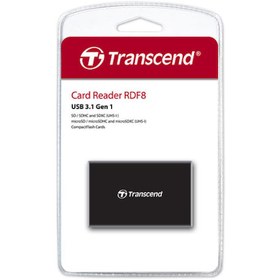 Resim Transcend TS-RDF8K2 RDF8 USB 3.0 Siyah Kart Okuyucu 