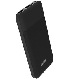 Resim Phixi Basic P10 Çift Çıkışlı 10000 mAh 2.1A Slim Powerbank Siyah 