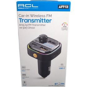 Resim ACL AFT-13 RGB FM TRANSMİTTER| ARAÇ ŞARJI 