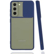 Resim Effox Galaxy Uyumlu S21 Fe Kılıf Lensi Kapak - Lacivert Lacivert 