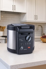 Resim PLT Design Aksu T11 Ken Fry Siyah Fritöz – 2,2L 1600W 