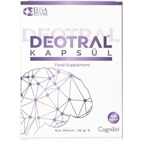 Resim Deotral Sitikolin Fosfatidilserin Folik Asit B Vitamini İçeren Takviye Edici Gıda 60 Kapsül 