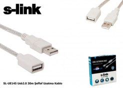 Resim S-link SL-UE145 30mt 2.0 Usb Şeffaf Uzatma Kablosu S-link SL-UE145 30mt 2.0 Usb Şeffaf Uzatma Kablosu