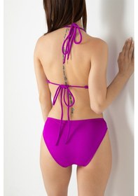 Resim Doremi Bağlama Detaylı Normal Bel Bikini Takım-17512 001 