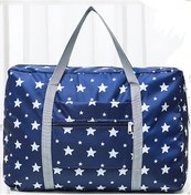 Resim Snapbuy Katlanır Seyahat Çantası - Büyük Kapasiteli Bagaj Organizatörü - Yatılı Seyahat Depolama Gökyüzü Mavi 