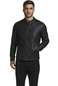 Resim Jack & Jones Erkek Deri Ceket 12182461 