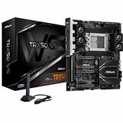 Resim Asrock TRX50 WS WiFi DDR5 7600 MHz OC M.2 USB-C PCIe 5.0 TR5 eATX Anakart 