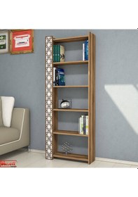 Resim Variant Variant City Kitaplık - Ceviz / Beyaz 