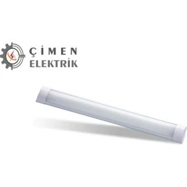 Resim 10 Adet Noas YL98 6000 20W LED Bant Armatür 6400K Beyaz Işık 