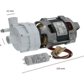 Resim Isıkar Lgb Yıkama Motoru ZF-116SX 220V 200W 1,0A 2800RPM 