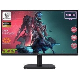 Resim Acer 23.8" Ek241ye 1ms 100hz Ips Vga Hdmı Vesa Um.qe1ee.e03 Monitör 