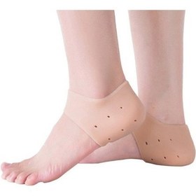 Resim Silikon Topuk Çorabı - Ten Rengi 