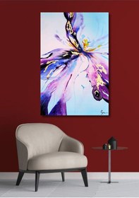 Resim Soyut El Yapımı Yağlı Boya Tablo 75x103cm 