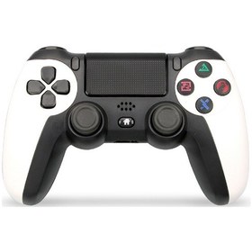 Resim Km048 Ps4 Kablosuz Oyun Kolu 4.0 Kablosuz Denetleyici Beyaz 
