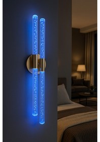 Resim Bh Bubblelight Dubble Şık Ve Zarif Modern Led Duvar Aplik Gold Rgb Elektrikli Kumandalı Gold 
