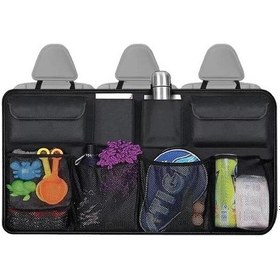 Resim Oto Bagaj Organizer 8 Cepli 85x48cm Cırtlı Siyah 