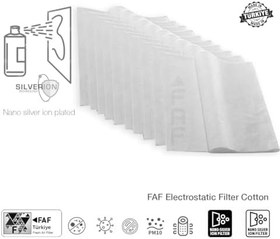 Resim Faf Fresh Air Filter 10/Pcs Electrostatic Dust Trap Pre-filter For Philips Purifier Serileri İle Uyumlu Hava Temizleyici Filtre Üstü Elektrostatik Toz Tutucu Koruyucu (2000i Serisi / AC2939) 