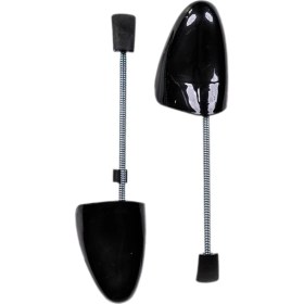 Resim Dopar Bağcık + Comfy Yaylı Erkek Siyah Ayakkabı Kalıbı (39-44) 