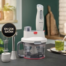 Resim Renkli Çok Fonksiyonlu Mutfak Robotu, Pratik ve Şık Tasarım 