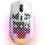 Resim SteelSeries Aerox 3 2022 RGB Kablosuz Beyaz Gaming Mouse 