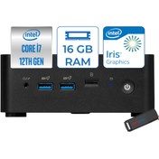 Resim Msı Cubi 5 Intel Core I7-1255U 16GB 4TB SSD Intel Iris Xe Freedos Mini Bilgisayar 12M001BEUF044TB 