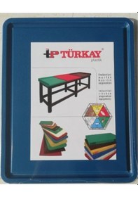 Resim Türkay Mavi Polietilen Oluklu Kesme Tahtası 