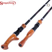 Resim Sougayilang Taşınabilir Teleskopik Olta 160cm/5.2ft, Kurutulmuş Saplı, Düz Tutuş, Orta Hafif Güç, Karbon Fiber ve Cam Fiber, Tatlı Su Balıkçılığı İçin, Sevgililer Günü, Noel, Cadılar Bayramı, Şükran Günü İçin Özel Hediye 