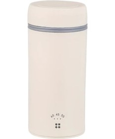 Resim Turcoshop11 Kayısı Type-c Şarjlı Kapaklı Paslanmaz Çelik Sürahi 55 C 