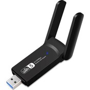 Resim AC1200 Mbps Dual Band USB 3.0 Adaptör Kablosuz Wifi Alıcı Kingboss