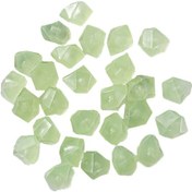 Resim Hangfox 100 Adet Resin Işık Emici Taşlar - Akvaryum Bahçe Dekorasyonu - Gece Parlayan Mini Makyaj Taşları 