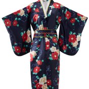 Resim Kızlar için Japon Kimono Elbisesi - Çiçek Desenli Geleneksel Kıyafet Ayarlanabilir Kemere & Sahte İplik Bağcık, Uzun Kollu Sadece Elde Yıkanır Sahne Performansları, Doğum Günü Hediyeleri, Karnaval Partileri, Kızlar İçin Japon Elbise, Esnek Olmayan Kumaş, Lütfen Boyut Rehberini Dikkatlice Kontrol Edin 