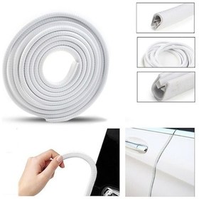 Resim Tiger Marketing Araç Kapı Koruma Fitili Çarpma Çizilme Önleyici Fitil Beyaz Renk 5 Mt 