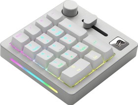 Resim Gmmk Kablosuz Numpad - Fox Switches, Gri/Beyaz 