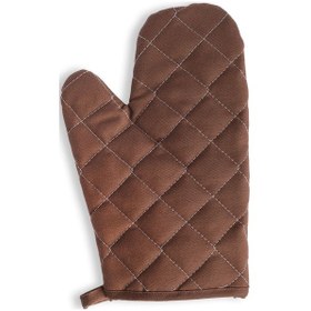 Resim Yanmaz Ve Isıya Dayanıklı Fırın Eldiveni 2 Eldiven Kahverengi 